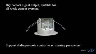 Smart Presence Bewegingssensor Droge contactuitgang