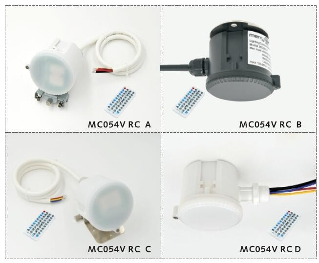 MC054V RC +MH01 Microwave Motion Sensor IP65 120-277Vac for High Bay Light