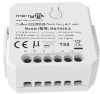 MSA058 Z---Wirless Switch, Access TUYA Ecosystem,Support  APP Control,Rail Installation,Over Temperature/load Protection
