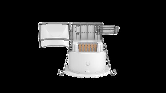 Casambi ready wireless PIR motion and daylight detector with patented lens
