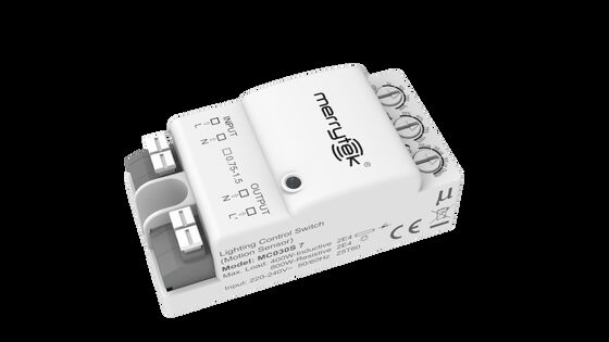 Microwave ON/OFF bewegingssensor, roterende schakelaarinstelling, met laag stand-by vermogen